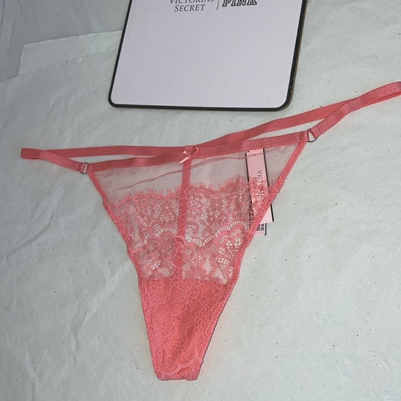 Victoria's Secret VString Mesh & Lace THONG Panty XL - Picture 3 of 10